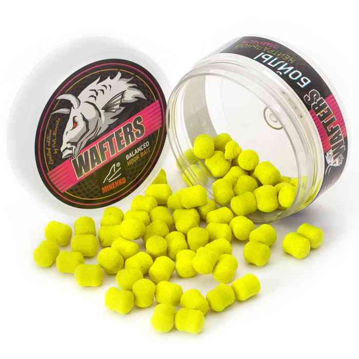 Насадочные бойлы MINENKO WAFTERS DUMBELLS PINEAPPLE 11x14мм