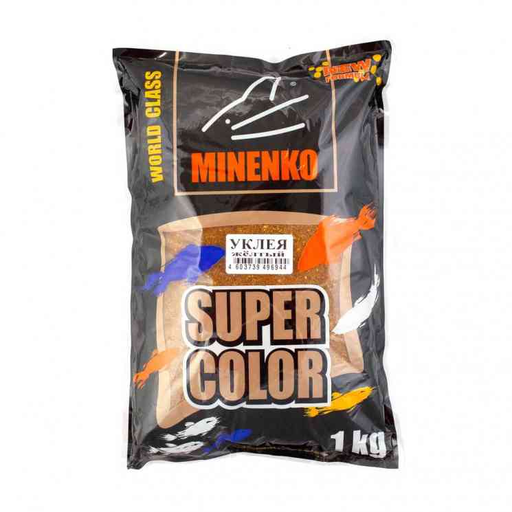 Купить Прикормка MINENKO Super Color Уклея Жёлтый