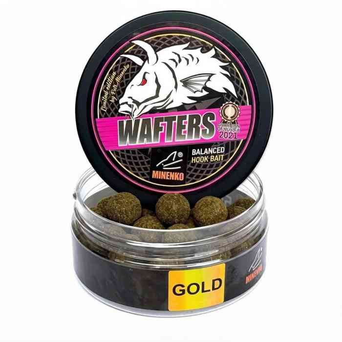 Бойлы нейтральной плавучести WAFTERS GOLD в обсыпке PINEAPPLE GOLD (АНАНАС) 15 мм