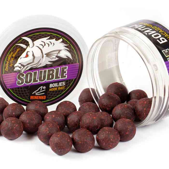 Насадочные бойлы MINENKO STRAWBERRY & MANDARIN 20мм (пылящие)