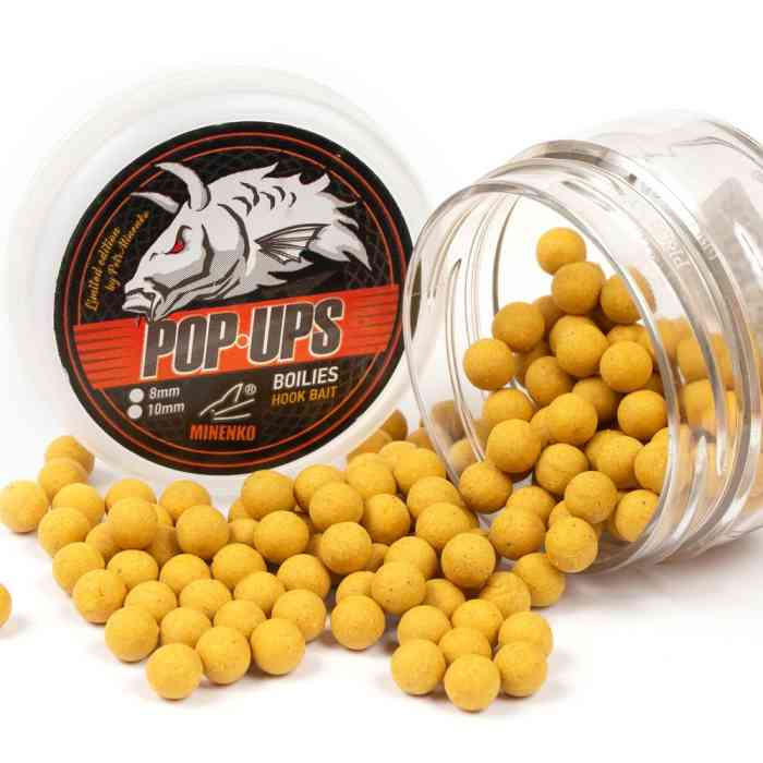 Бойлы плавающие MINENKO YELLOW FLAVOR Pop-Up 8мм