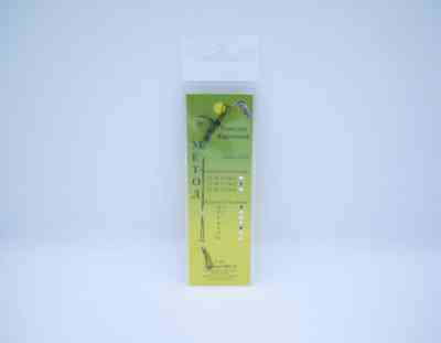 Волосяной карповый поводок «Метод» 10см 35lb (17кг), кр. Hayabusa K-1 № 6 (бойл 10,14мм) (2шт)