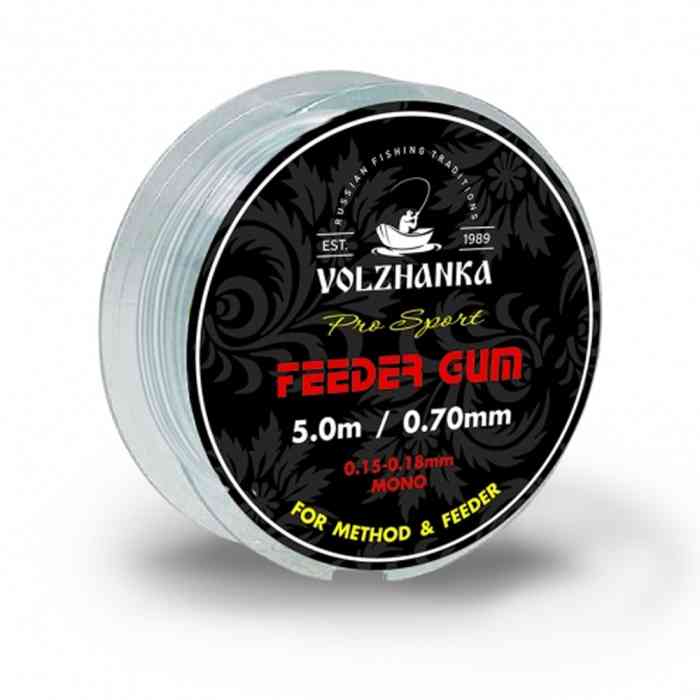 Купить Купить Фидерная резина Volzhanka Feeder Gum 0.6мм / 5м