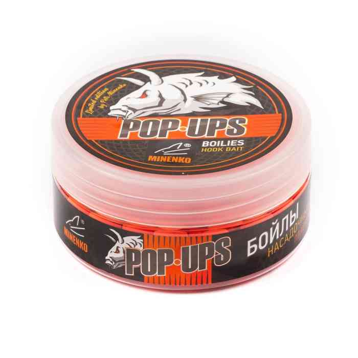Бойлы плавающие MINENKO STRAWBERRY (Fluo) Pop-Up 12мм