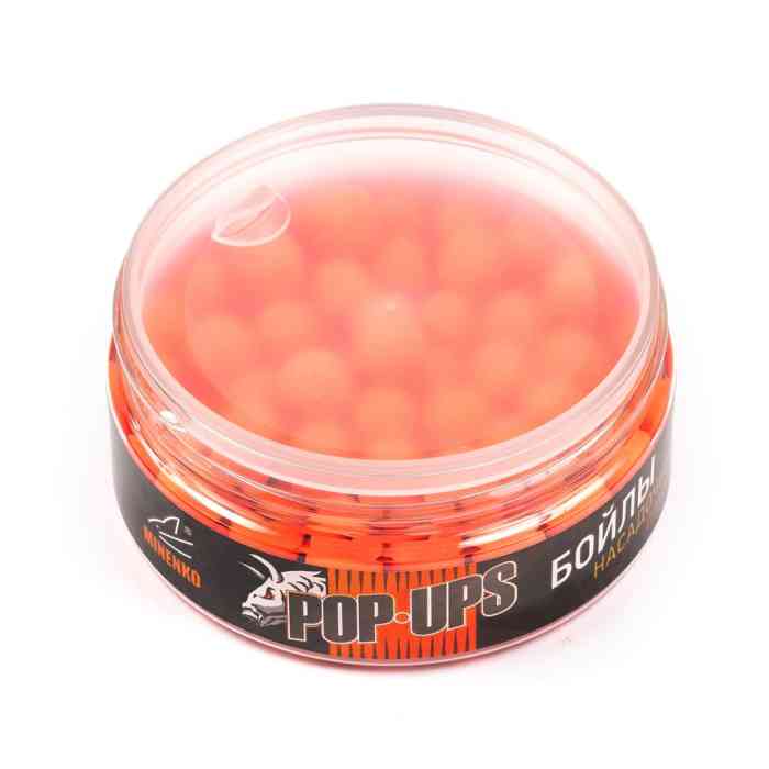 Бойлы плавающие MINENKO STRAWBERRY (Fluo) Pop-Up 12мм