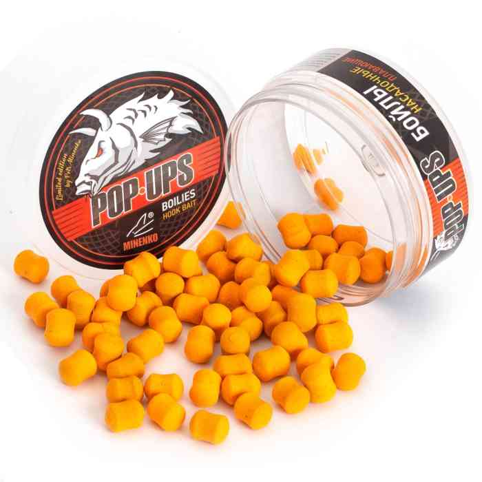 Насадочные бойлы MINENKO POP-UP DUMBELLS MANDARINE 11x14мм