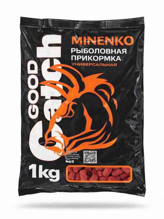 Гранулированная прикормка MINENKO Good Catch (1 кг) Специи 10мм