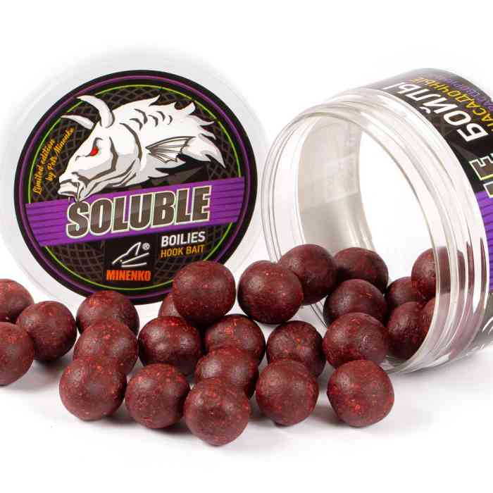 Насадочные бойлы MINENKO SQUID & OCTOPUS 20мм (пылящие)