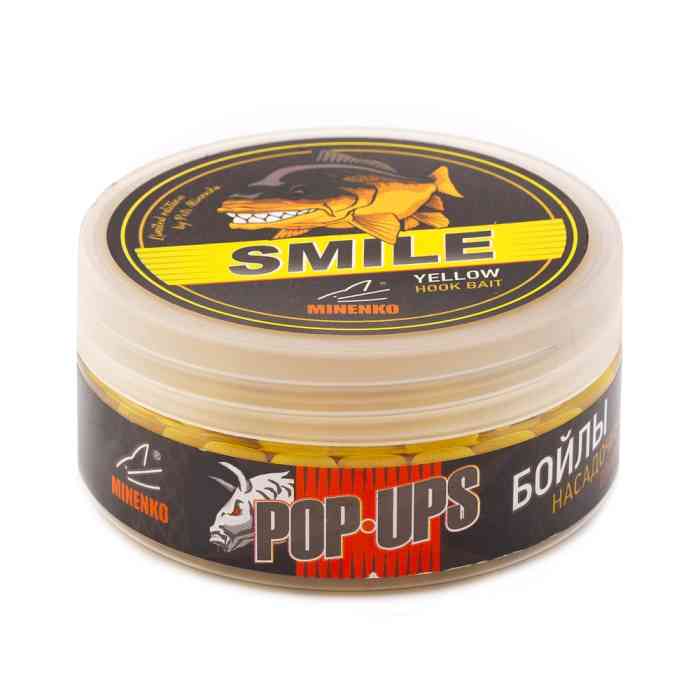 Бойлы плавающие MINENKO TUTTI-FRUTTI (SMILE) Pop-Up 12мм