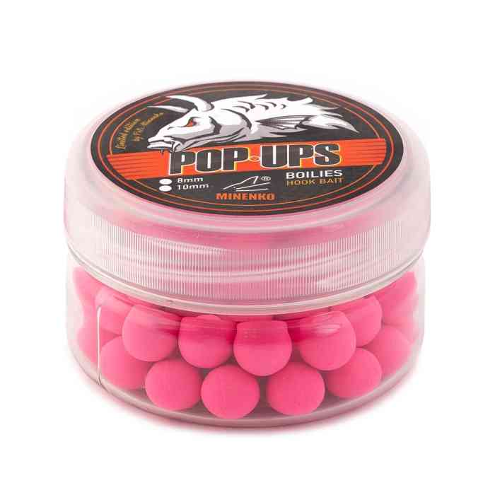 Бойлы плавающие MINENKO PINEAPPLE (PINK) Pop-Up 10мм