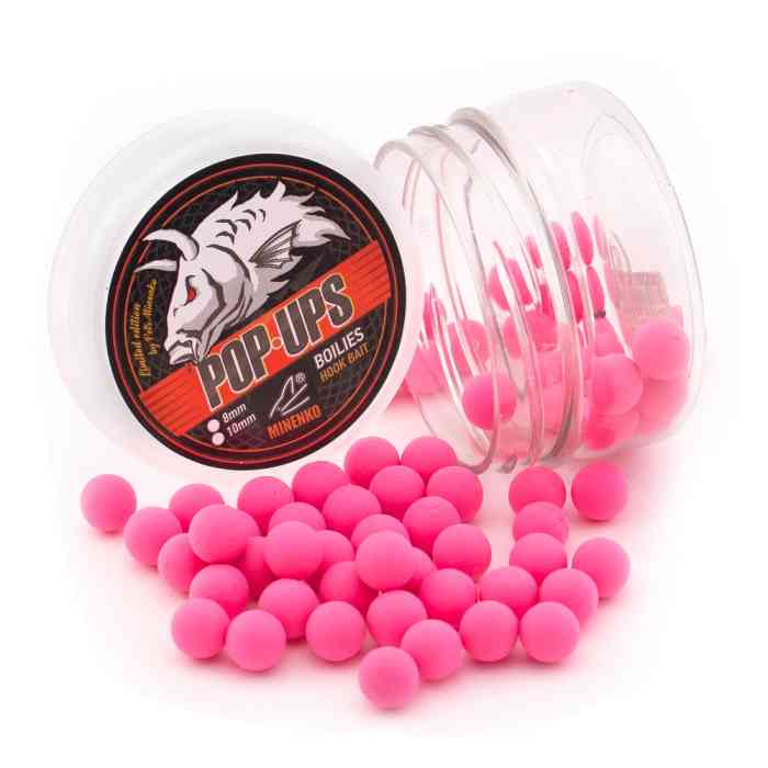 Бойлы плавающие MINENKO PINEAPPLE (PINK) Pop-Up 10мм