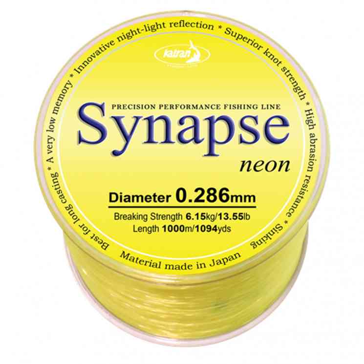 Купить Леска Katran Synapse Neon 0.286 мм (жёлтая)