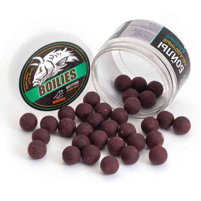 Насадочные бойлы MINENKO SQUID & OCTOPUS 20мм (варёные)