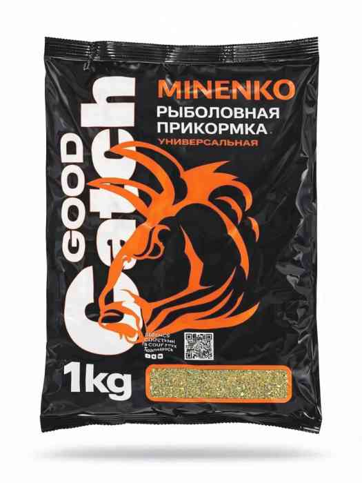 Прикормка MINENKO Good Catch (1 кг) Толстолобик / Амур