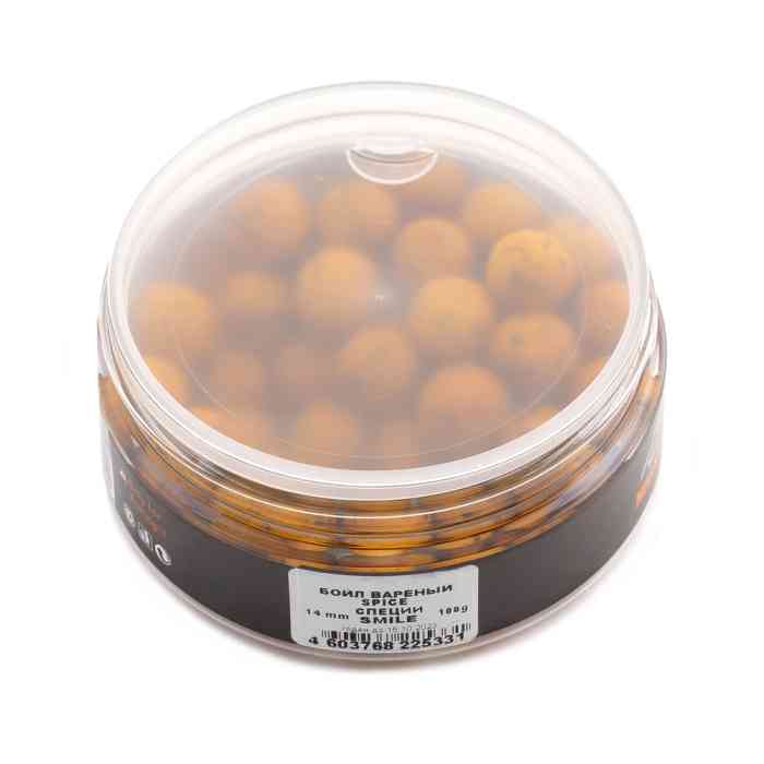 Насадочные бойлы MINENKO SPICE (SMILE) 14мм (варёные)