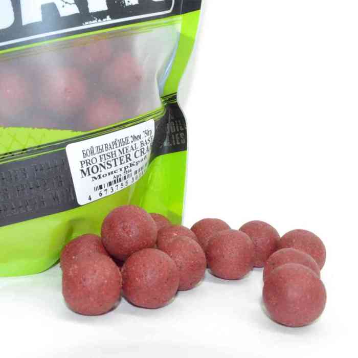 Бойлы варёные монстер краб PRO FISH MEAL   д18 мм