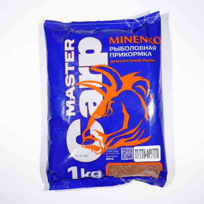 Прикормка MINENKO Master Carp TUTTI-FRUTTI